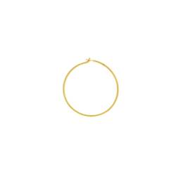 Vermeil 20mm Beading Hoop Earring