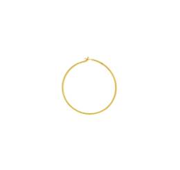 Vermeil 20mm Beading Hoop Earring