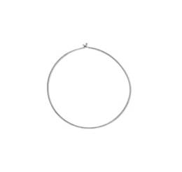 Sterling Silver 30mm Thin Hoop Earring