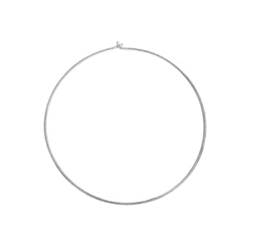 Sterling Silver 40mm Thin Hoop Earring