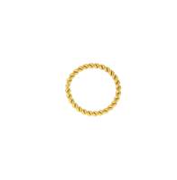 Vermeil 7.0mm Twisted Wire Round Jump Ring