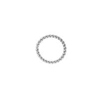 Sterling Silver 7mm Twisted Wire Round Jump Ring