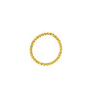 Vermeil 8.0mm Twisted Wire Round Jump Ring