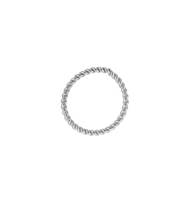 Sterling Silver 8mm Twisted Wire Round Jump Ring