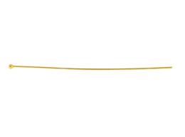 Vermeil 50mm 1.5mm Ball Headpin