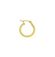 Vermeil 15mm Hoop Earring