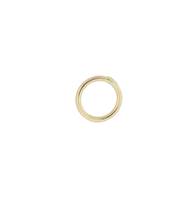 14KY 5mm Soldered Jump Ring 0.63mm Thick