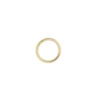 18KY 6mm Soldered Jump Ring 0.63mm Thick (22 Gauge Wire)