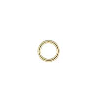 18KY 5mm Soldered Jump Ring 0.76mm Thick (21 Gauge Wire)