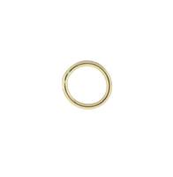 14KY 6mm Soldered Jump Ring 0.76mm Thick