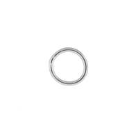 14KW 6mm Soldered Jump Ring 0.76mm Thick