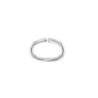 Sterling Silver 5X4mm Oval Open Jump Ring