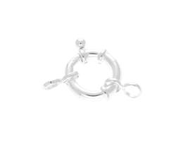 Sterling Silver 3X14mm Closed Ring Springring Clasp