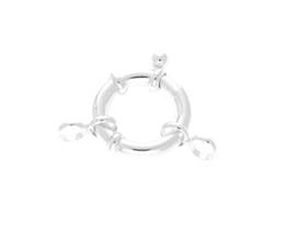 Sterling Silver 3X16mm Closed Ring Springring Clasp