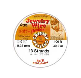 19 Strands Griffin Jewelry Wire 0.014INX100FT