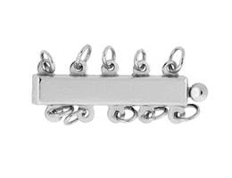 14KW 4X21mm 5 Strands Multi-Strand Bar Clasp