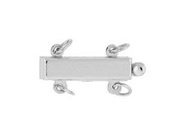 14KW 4X16mm 2 Strands Multi-Strand Bar Clasp