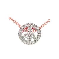 14KR 8.5mm 8pts/20pcs Peace Charm