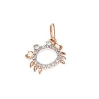 14KR 10mm 6pts/15pcs Crab Charm