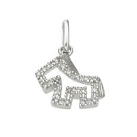 14KW 10mm 18dia.7pts Horse Charm