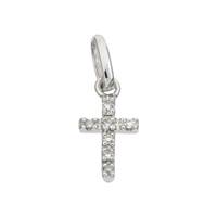 14KW 10mm 4pts/7pcs Cross Charm Style B