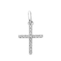14KW 15mm 6pts/15pcs.Dia. Cross Charm Style B