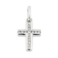 14KW 10mm 9pts/11pcs.Dia. Cross Charm Style A