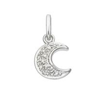 14KW 10mm 4pts/11pcs Quarter Moon Charm