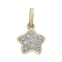 14KY 10mm 4pts/11pcs Star Charm