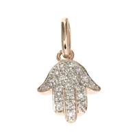 14KR 12mm 8pts/21pcs Hamsa Charm