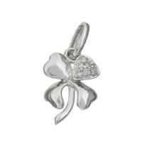 14KW 10mm 2pts/6pcs Clover Charm