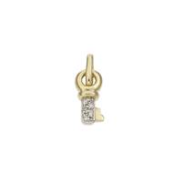 14KY 10mm 2pts/5pcs.Dia. Key Charm