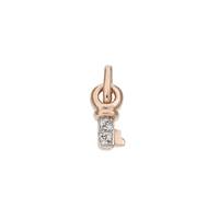 14KR 10mm 2pts/5pcs.Dia. Key Charm