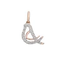 14KR 15mm 8pts/18pcs Bird Charm