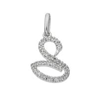 14KW 15mm 9pts/23pcs Swan Charm