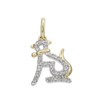 14KY 15mm 9pts/23pcs Leopard Charm