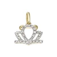 14KY 12mm 9pts/23pcs Frog Charm