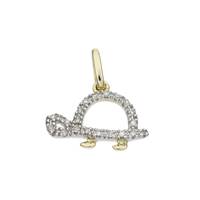 14KY 15mm 8pts/20pcs Turtle Charm