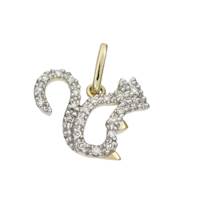 14KY 14mm 8pts/20pcs Squirrel Charm