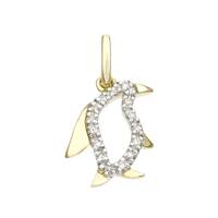 14KY 13mm 6pts/15pcs Penguin Charm