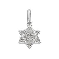 14KW 10mm 5pts/13pcs Jewish Star Charm Style B
