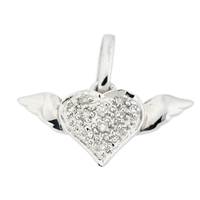 14KW 8mm 5pts/11pcs Heart Charm