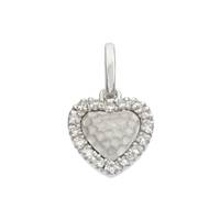 14KW 10mm 7pts/16pcs Heart Charm Style F