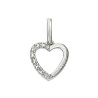 14KW 10mm 3pts/8pcs Heart Charm Style E
