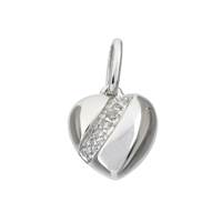 14KW 10mm 3pts/7pcs Heart Charm Style H