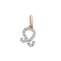 14KR 11mm 6pts/14pcs Leo Charm