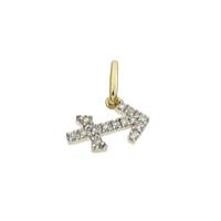 14KY 11mm 6pts/14pcs Sagittarius Charm