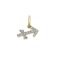 14KY 11MM 6PTS/14PCS SAGITTARIUS CHARM