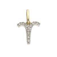 14KY 10mm 4pts/10pcs Aries Charm