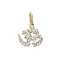 14KY 11mm 9pts/22pcs Ohm Charm